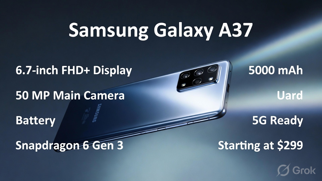 Galaxy A37 Pricing Revealed Ahead